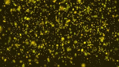 Luxury particles background golden shining dust bokeh glitter. 4K Stock Footage 308114459