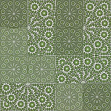 Luxury Patchwork Ornate Pattern Digital collage technique ornate patchwork... Stock Photos