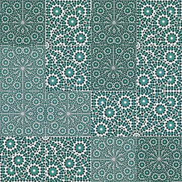 Luxury Patchwork Ornate Pattern Digital collage technique ornate patchwork... Stock Photos