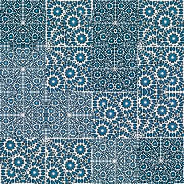 Luxury Patchwork Ornate Pattern Stockillustratie