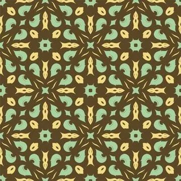Luxury pattern ornament background. Ethnic seamless shape ready for print Stock Illustration