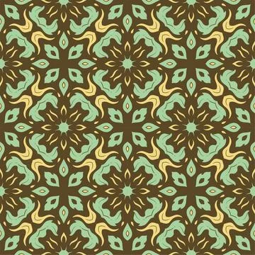 Luxury pattern ornament background. Ethnic seamless shape ready for print Stock Illustration
