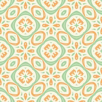 Luxury pattern ornament background. Ethnic seamless shape ready for print Stock Illustration