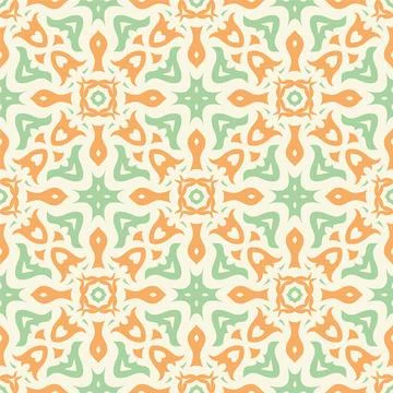 Luxury pattern ornament background. Ethnic seamless shape ready for print Stock Illustration
