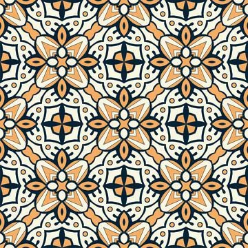 Luxury pattern ornament background. Simple seamless shape ready for print Illustrazione stock
