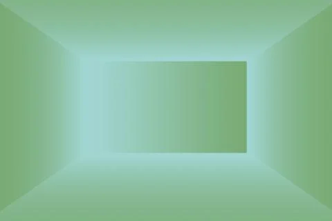 Luxury plain Green gradient abstract studio background empty room with space for Stock Illustration