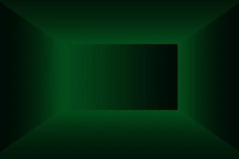 Luxury plain Green gradient abstract studio background empty room with space for Illustrazione stock