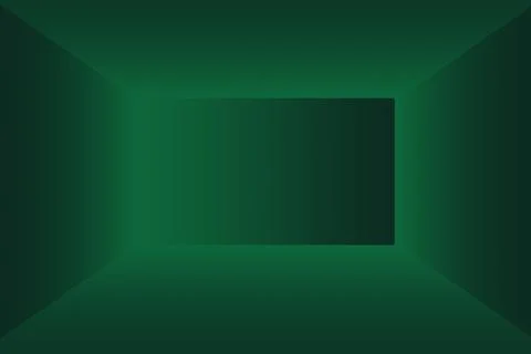 Luxury plain Green gradient abstract studio background empty room with space for Illustrazione stock