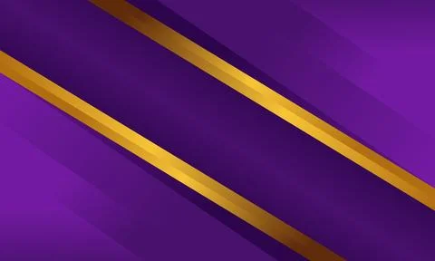 Luxury Purple Background Featuring Elegant Gold Stripes And Dynamic Diagona.. Stock Illustration