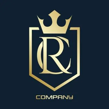 Luxury RC logo Stock Illustration