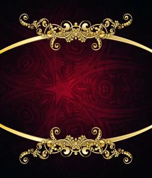 Luxury Red Background Illustrazione stock