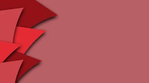 Luxury red curve layers background Stock Illustration