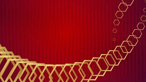 Luxury Red Vector Graphical Background with golden ring Stock Illustration