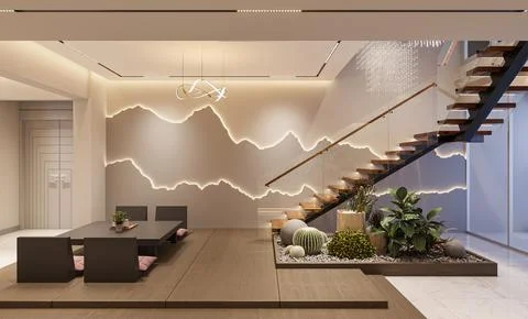 Luxury Redefined Modern Interior Design Transforming a Home into a Haven Stock-Illustration