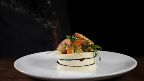 Luxury Restaurant Food Stock Footage ~ Royalty Free Stock Videos | Pond5