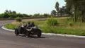Luxury retro cabriolet car Bentley 4 1 2 Tourer driving HD Footage