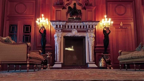 Luxury room interior Vídeos de archivo 76943289