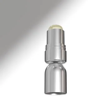 Luxury Rotating Solid Cream Tube mockup, metallic foundation Stick packaging イラスト素材
