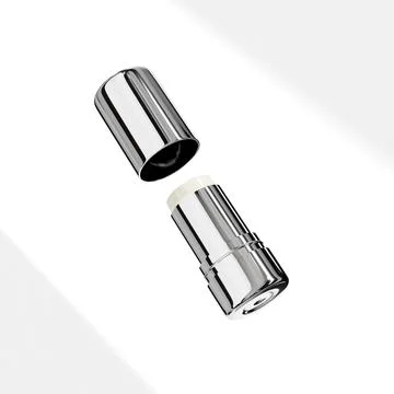 Luxury Rotating Solid Cream Tube mockup, metallic foundation Stick packaging 스톡 일러스트