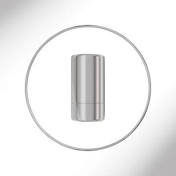 Luxury Rotating Solid Cream Tube mockup, metallic foundation Stick packaging 스톡 일러스트