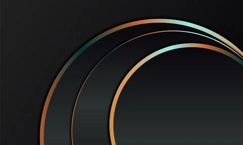 Luxury with rounded shape and lines texture background. Vector illustration. Illustrazione stock