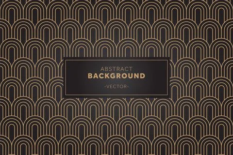 Luxury seamless geometric patterns background Stock Illustration