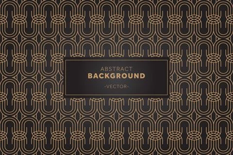 Luxury seamless geometric patterns background Stock Illustration