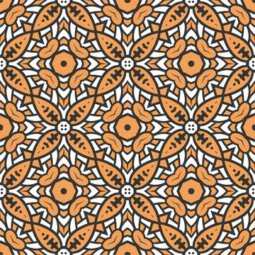 Luxury seamless ornament. Abstract pattern shape design ready for print Stock Illustration