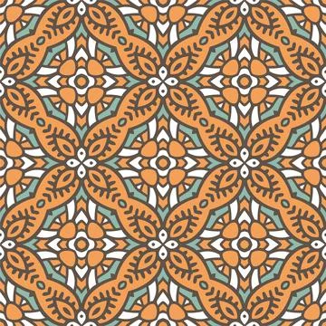 Luxury seamless ornament. Abstract pattern shape design ready for print イラスト素材