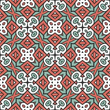 Luxury seamless ornament. Abstract pattern shape design ready for print Stock Illustration