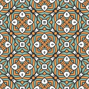 Luxury seamless ornament. Abstract pattern shape design ready for print Stock Illustration