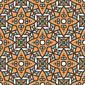 Luxury seamless ornament. Abstract pattern shape design ready for print Stock Illustration