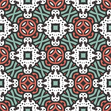Luxury seamless ornament. Abstract pattern shape design ready for print Stock Illustration