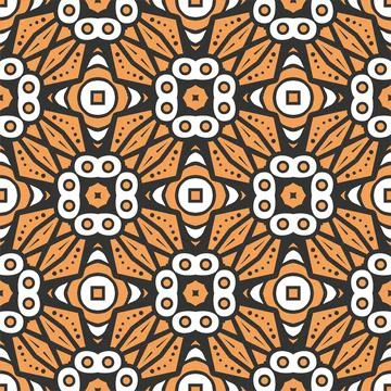 Luxury seamless ornament. Abstract pattern shape design ready for print Stock Illustration