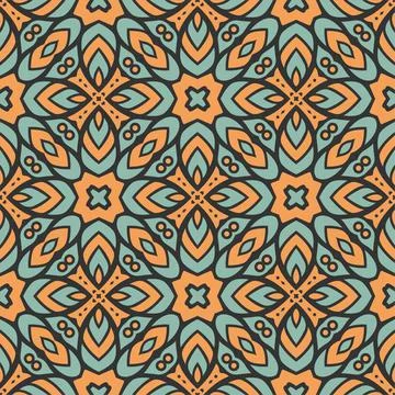 Luxury seamless ornament. Abstract pattern shape design ready for print Stock Illustration