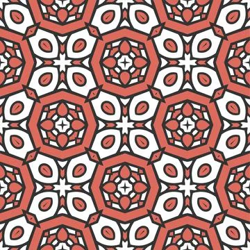 Luxury seamless ornament. Abstract pattern shape design ready for print Stock Illustration