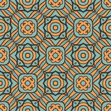 Luxury seamless ornament. Abstract pattern shape design ready for print Stock Illustration