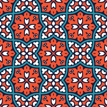 Luxury seamless ornament. Abstract pattern shape design ready for print Stock Illustration