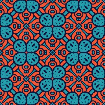 Luxury seamless ornament. Abstract pattern shape design ready for print Stock Illustration