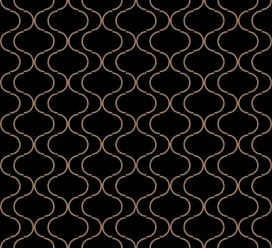 Luxury seamless vector circular geometric figures ornament pattern design. Stock Illustration