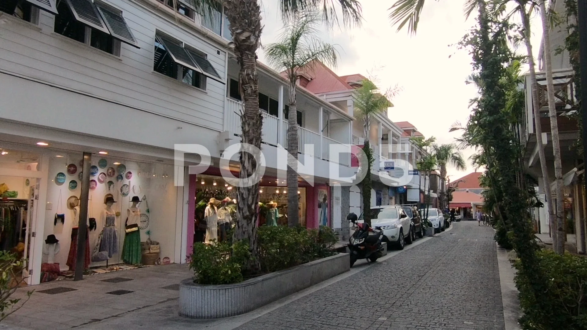 Streets of Gustavia, St Barths, Caribbean Editorial Image - Image