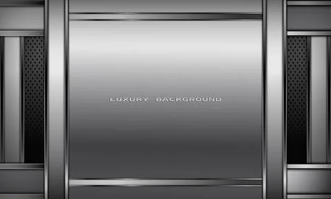 Luxury silver background Stock Illustration