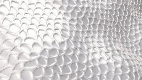 Luxury silver background with leather texture. 3d illustration, 3d rendering. イラスト素材