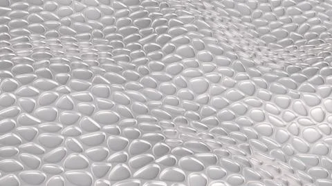 Luxury silver background with leather texture. 3d illustration, 3d rendering. 스톡 일러스트