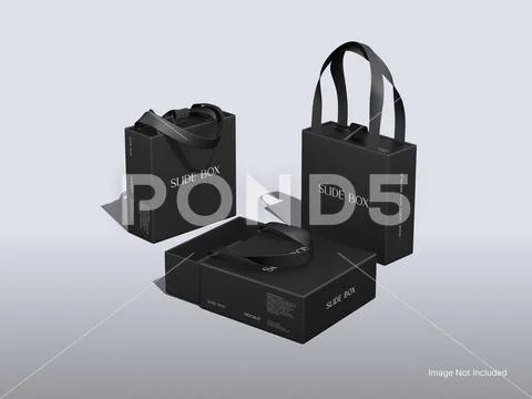 Luxury Slide Box Mockups Modèle PSD