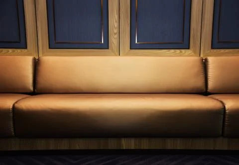 Luxury sofa with window Stock Photos