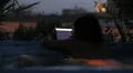 luxury spa - woman looking photo on tablet in jacuzzi at night HD Footage