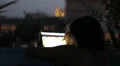 luxury spa - woman surfing in internet on tablet in jacuzzi at night HD Footage