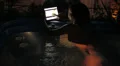 luxury spa - woman surfing in internet on tablet in jacuzzi at night HD Footage