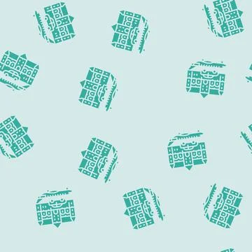 Luxury spending glyph seamless pattern Stock Illustration